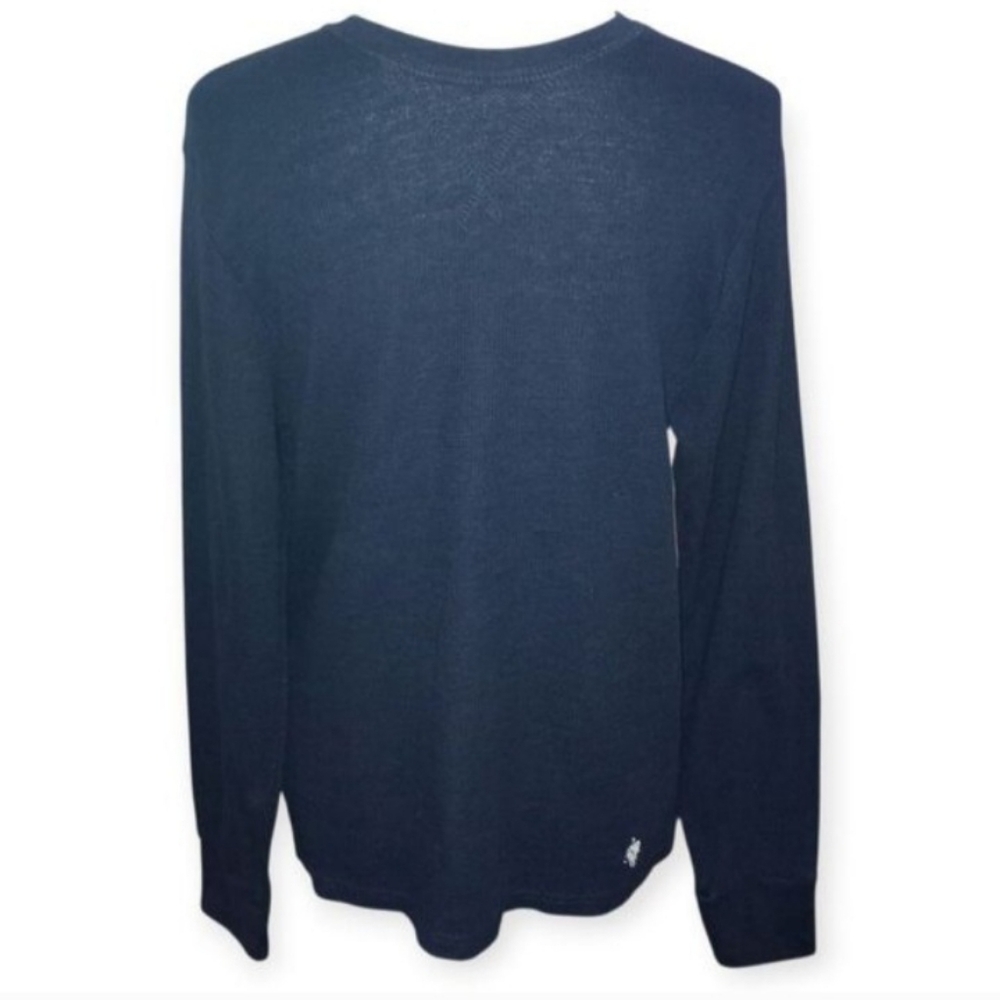 U.S. Polo Assn. Dark Blue Long Sleeve Tee Men's Sleepwear Sz.M EUC.
